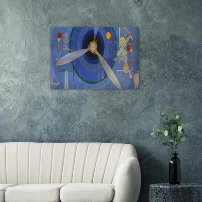 HELICE DECORATION POUR LE PALAIS DE L AIR EXPOSITION INTERNATIONALE DES ARTS ET DES TECHNIQUES DANS 1937 - Sonia Delaunay Brushed Aluminum Print - 70x100 cm / 28x40 inches | Sonia Delaunay Aluminum Print | Sonia Delaunay Prints