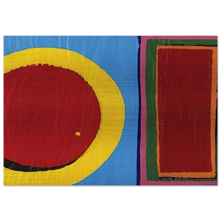 Composition - Al Held Brushed Aluminum Print - 70x100 cm / 28x40 inches | Al Held Aluminum Print | Al Held Prints