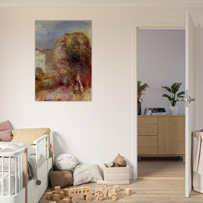 La Poste at Cagnes - Pierre-Auguste Renoir Brushed Aluminum Print - 70x100 cm / 28x40 inches | Pierre-Auguste Renoir Aluminum Print | Pierre-Auguste Renoir Prints