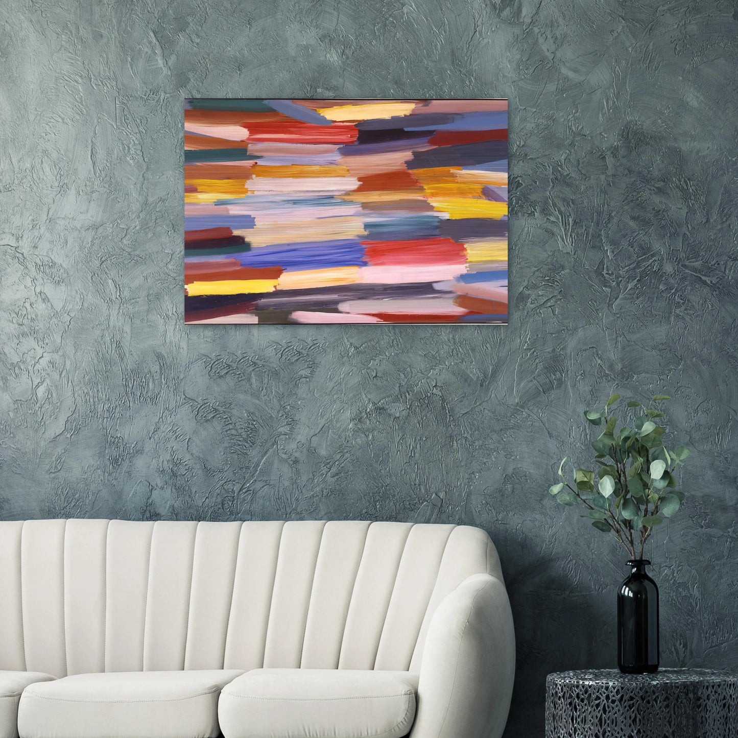 Something Else - 1967 - Ronnie Landfield Brushed Aluminum Print - 70x100 cm / 28x40 inches | Ronnie Landfield Aluminum Print | Ronnie Landfield Prints