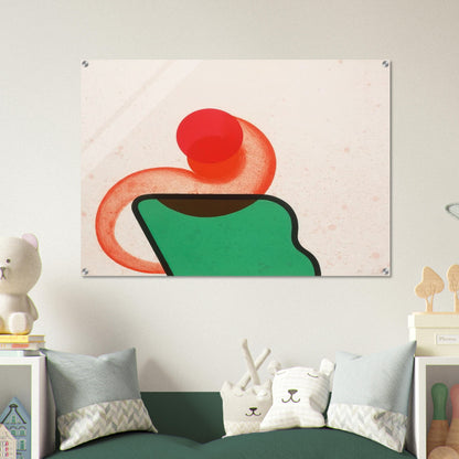 Bedroom - 1968 - Howard Hodgkin Acrylic Print - 70x100 cm / 28x40″ inches | Howard Hodgkin Wall Art | Howard Hodgkin Prints