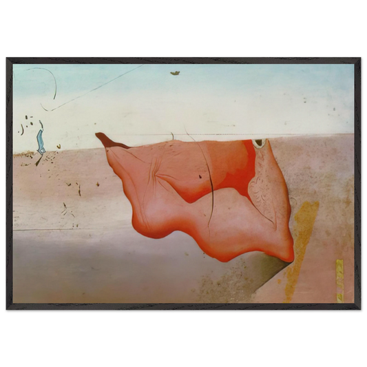 Composition N6 - Salvador Dali 70x100 cm / 28x40 inches Framed Art Print – Black Wooden Frame