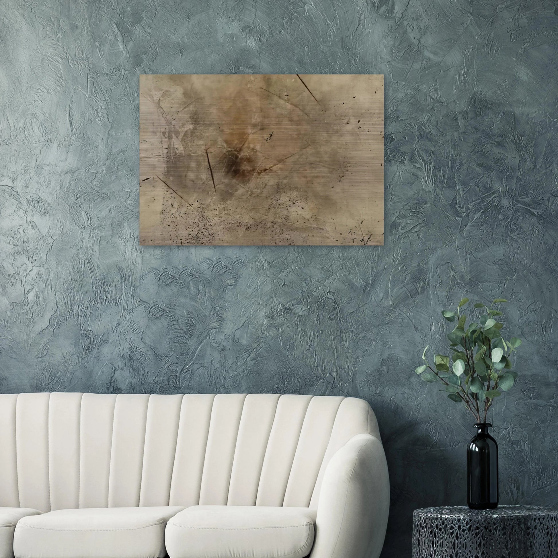 Variations III #29 - Abstract Expressionism - John Cage Brushed Aluminum Print - 70x100 cm / 28x40 inches | John Cage Aluminum Print | John Cage Prints