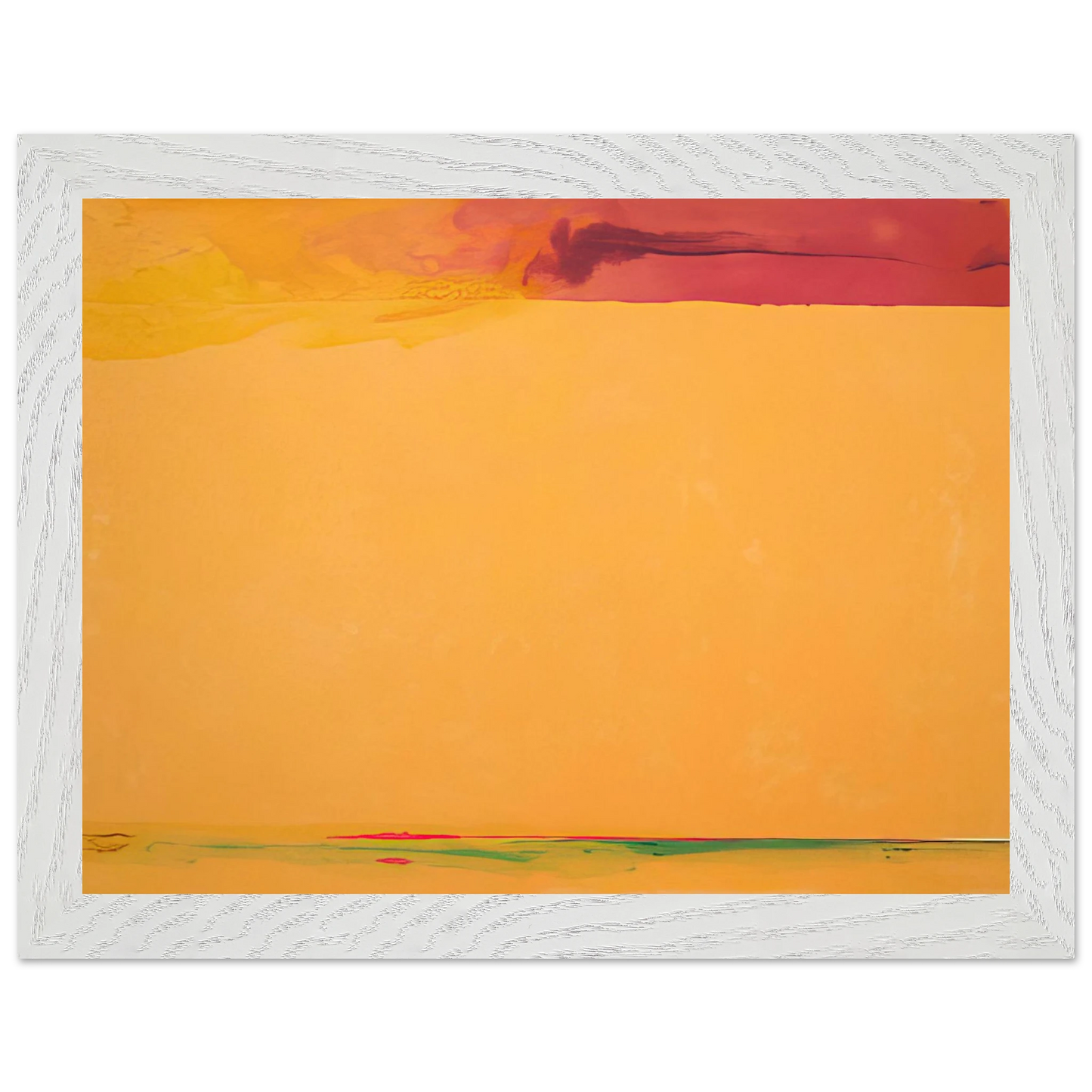 Helen Frankenthaler - Southern Exposure - 2005 Wall art - 50x70 cm / 20x28 inches - Premium Wooden Framed Poster With Fine Art Paper-canvas - White frame
