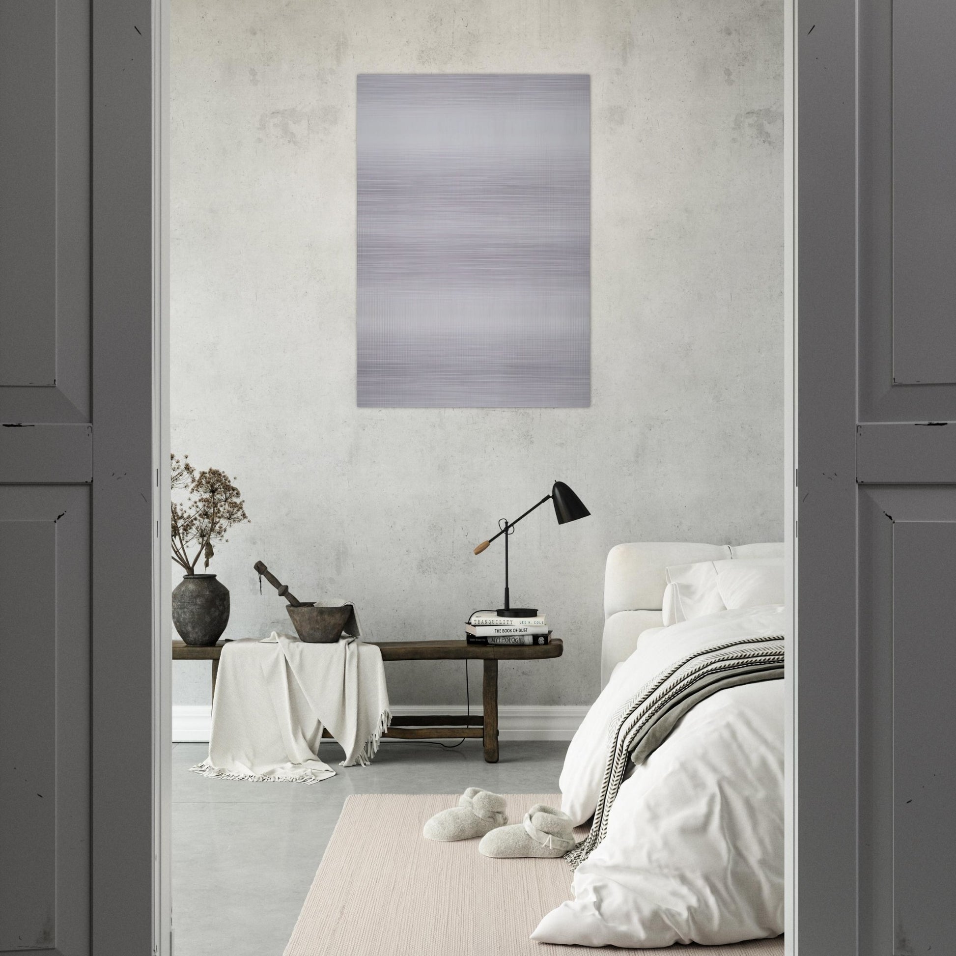 The Tree - Agnes Martin Brushed Aluminum Print - 70x100 cm / 28x40 inches | Agnes Martin Aluminum Print | Agnes Martin Prints
