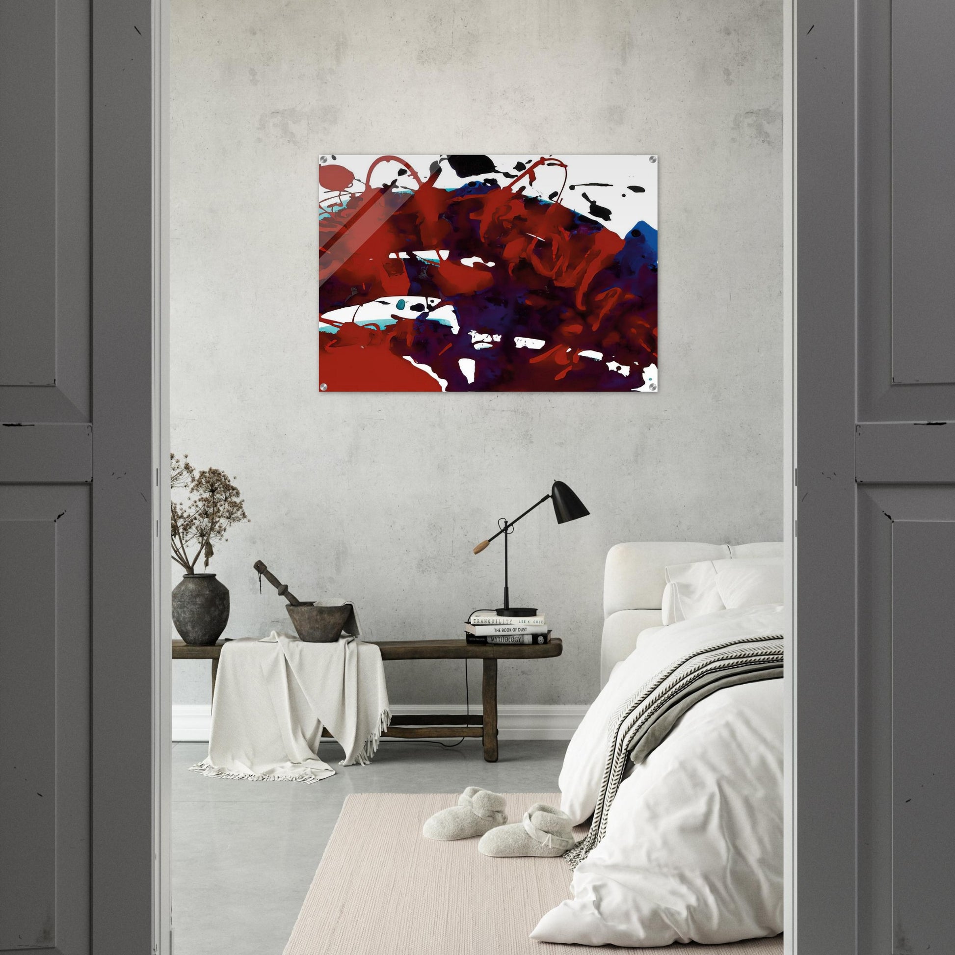 Untitled  SFP94-11  sff 1694  - Sam Francis Acrylic Print - 70x100 cm / 28x40″ inches