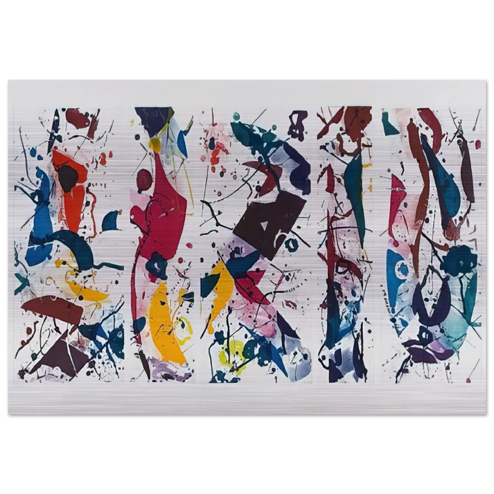 Untitled SFE 020  Lembark I53  - Sam Francis Brushed Aluminum Print - 70x100 cm / 28x40 inches | Sam Francis Aluminum Print | Sam Francis Prints