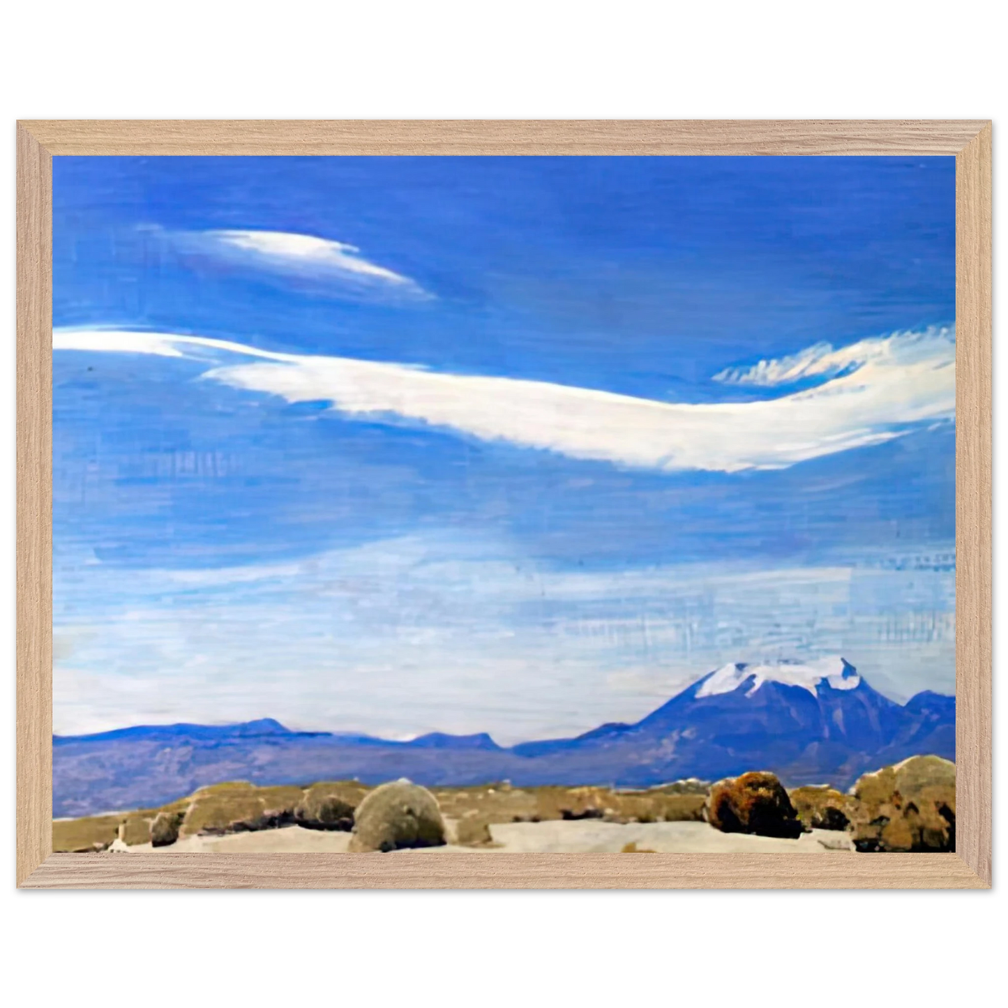 Maynard Dixon - THE CLOUD COACHELLA VALLEY CALIFORNIA 1940 Wall art - 60x80 cm / 24x32 inches - Fine Art Poster-canvas - -