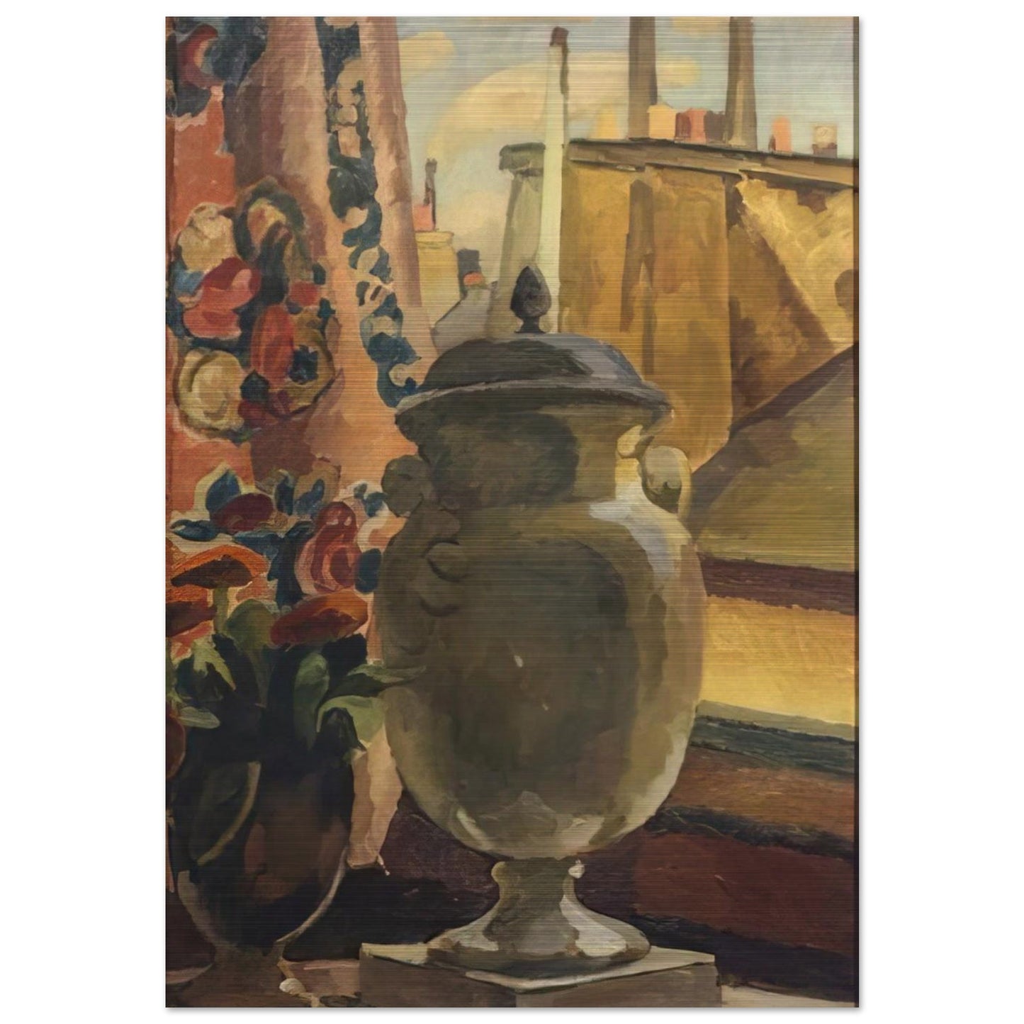 STILL LIFE AT A WINDOW 1922 - Vanessa Bell Brushed Aluminum Print - 70x100 cm / 28x40 inches | Vanessa Bell Aluminum Print | Vanessa Bell Prints