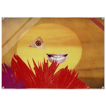 LITTLE SUN 1969 - Hannah Hoch Acrylic Print - 70x100 cm / 28x40″ inches | Hannah Hoch Wall Art | Hannah Hoch Prints