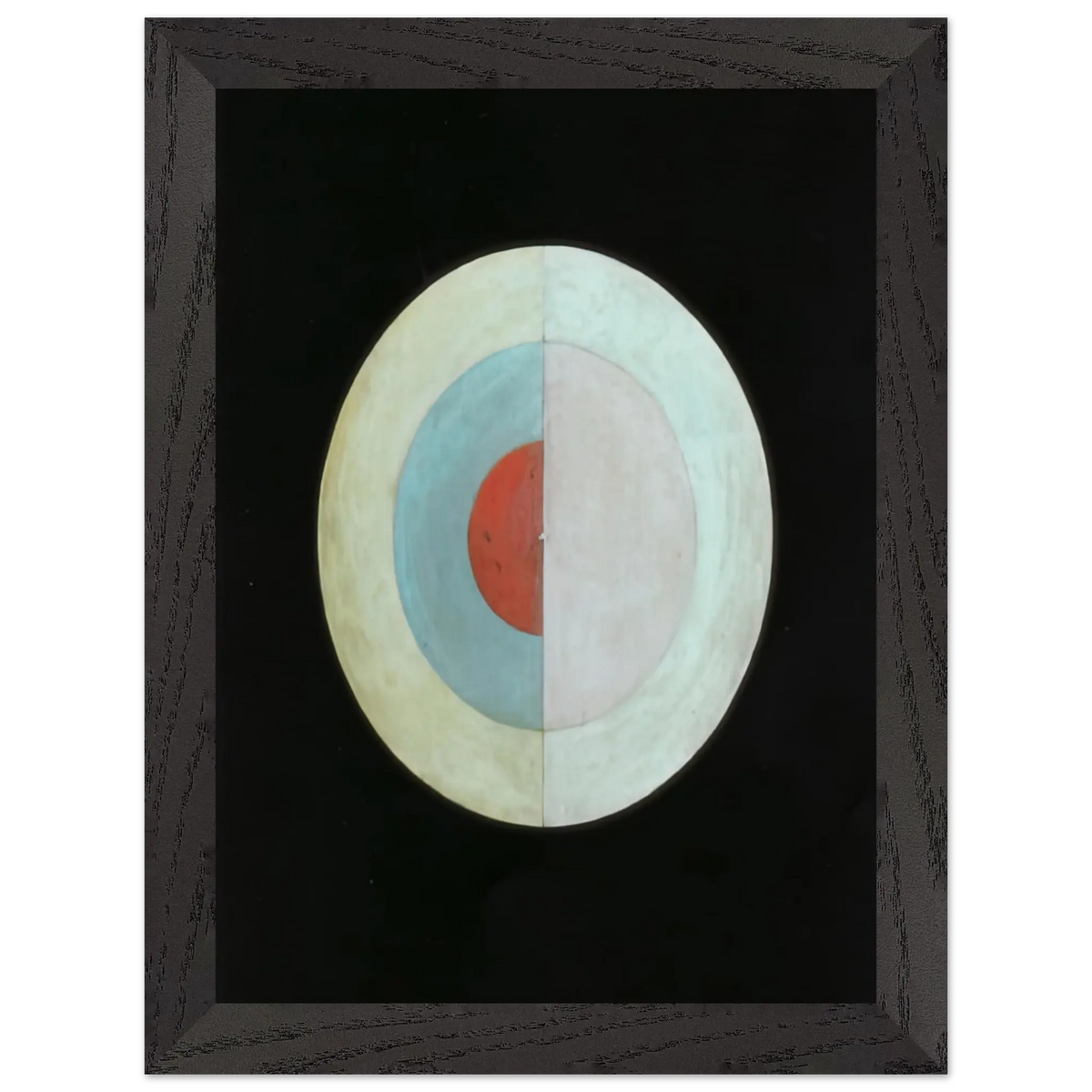 Hilma af Klint - THE SWAN NO 16 1915 Wall art - A1 (59.4 x 84.1  cm) - Premium Wooden Framed Poster With Fine Art Paper - White frame