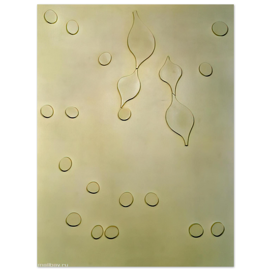 Jean Arp - Leafage and Drops  75x100 cm / 30x40inches Fine Art Poster