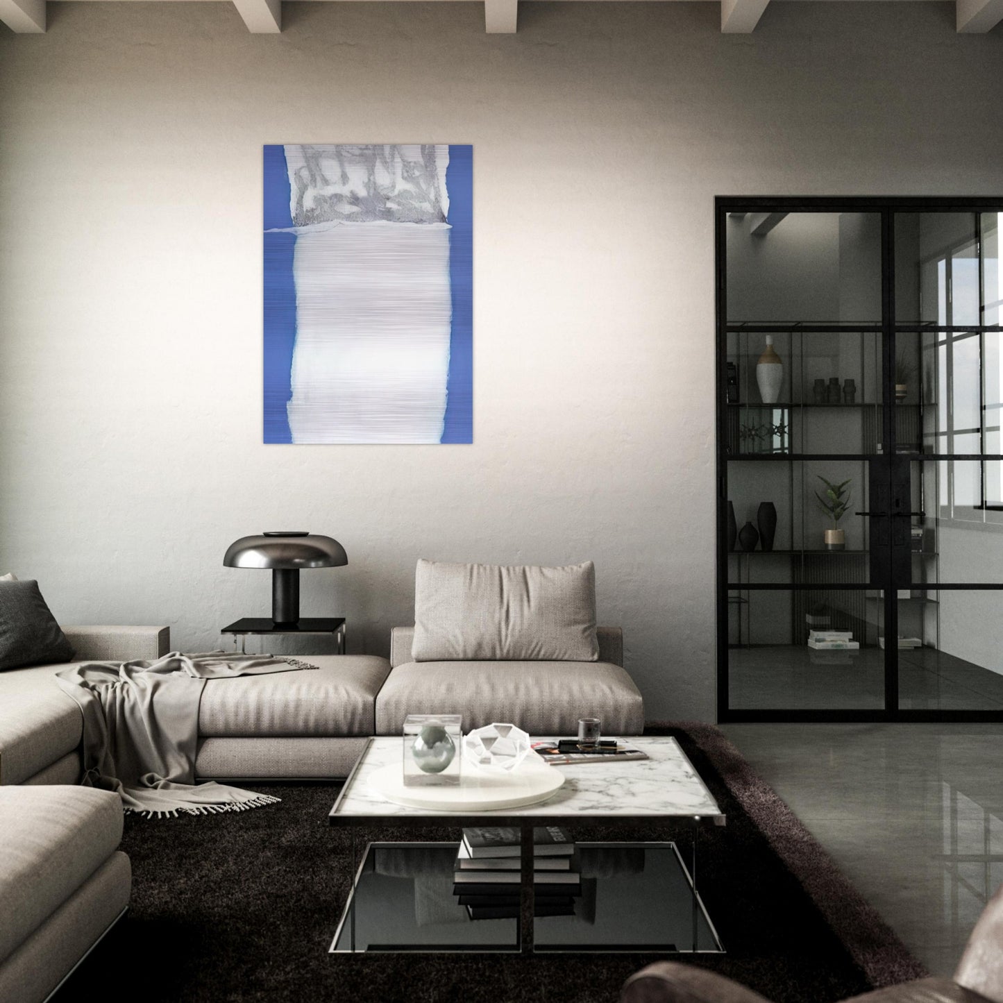 Morning 24c - 1979 - Theodoros Stamos Brushed Aluminum Print - 70x100 cm / 28x40 inches | Theodoros Stamos Aluminum Print | Theodoros Stamos Prints
