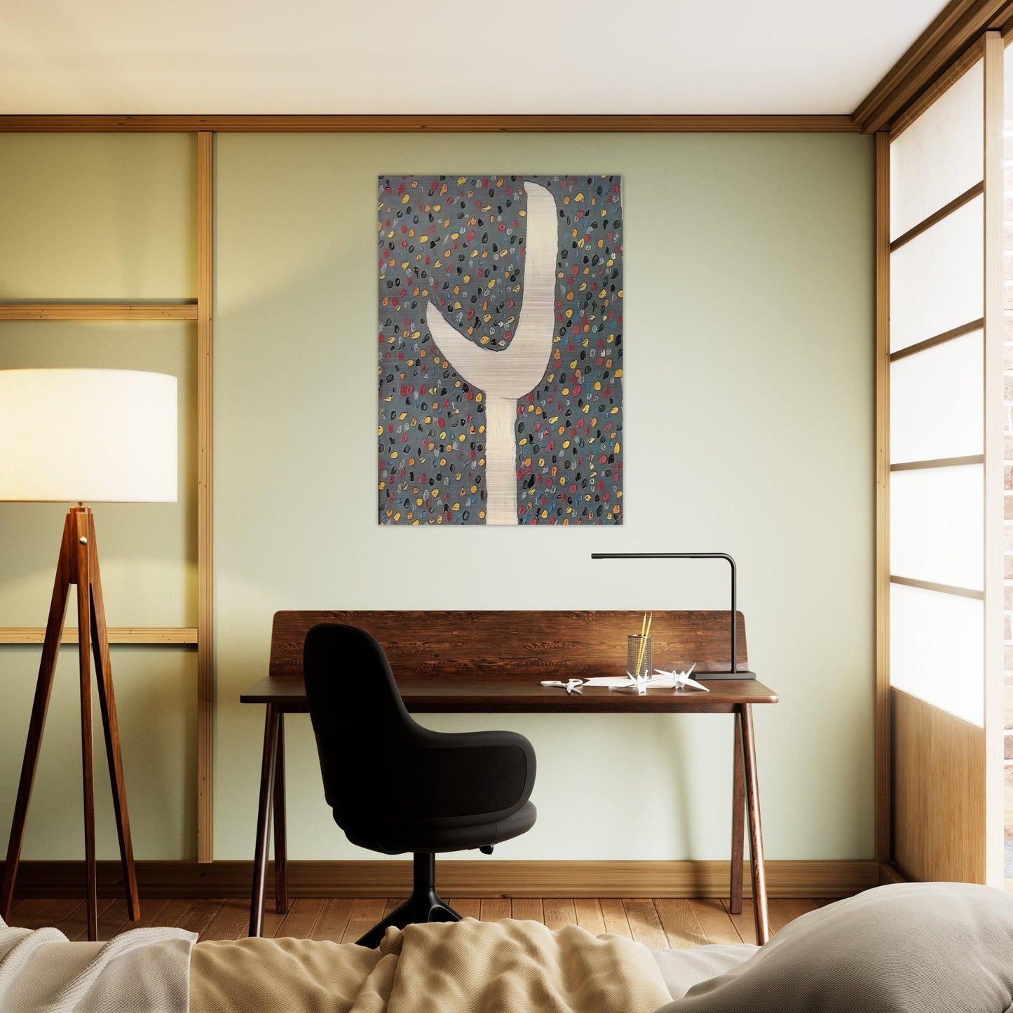 Tab Tied to the Moon Film - 1957 - Forrest Bess Brushed Aluminum Print - 70x100 cm / 28x40 inches | Forrest Bess Aluminum Print | Forrest Bess Prints