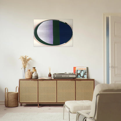 MIRROR 1972 - Roy Lichtenstein Brushed Aluminum Print - 70x100 cm / 28x40 inches | Roy Lichtenstein Aluminum Print | Roy Lichtenstein Prints