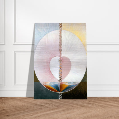 WHAT A HUMAN BEING IS 1910 - Hilma af Klint Brushed Aluminum Print - 70x100 cm / 28x40 inches | Hilma af Klint Aluminum Print | Hilma af Klint Prints