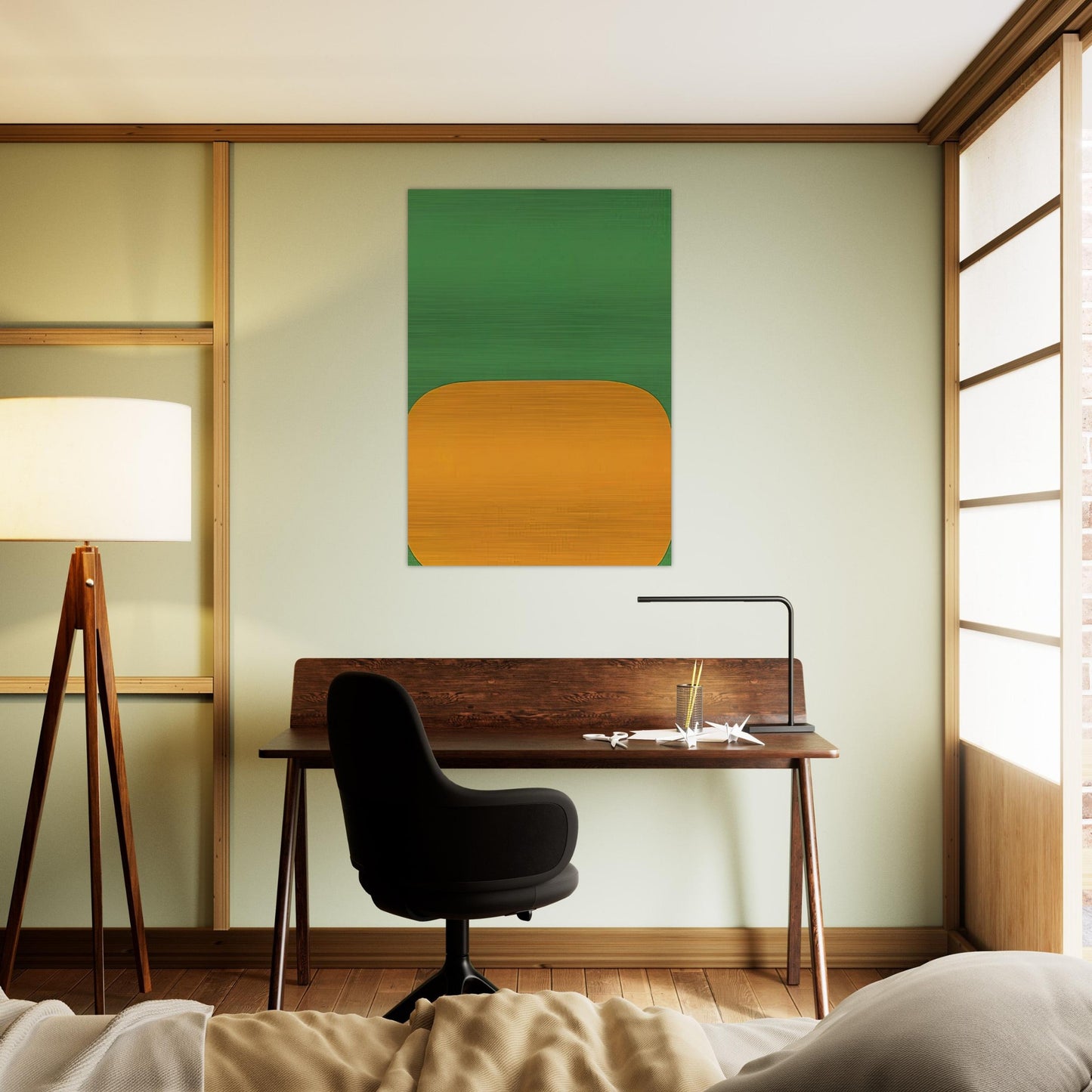 DerriŠre le Miroir - Ellsworth Kelly Brushed Aluminum Print - 70x100 cm / 28x40 inches | Ellsworth Kelly Aluminum Print | Ellsworth Kelly Prints