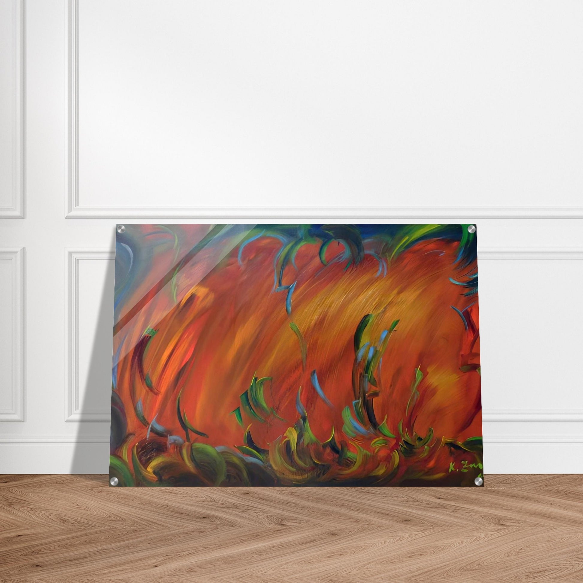 Evening - Konrad Zuse Acrylic Print - 70x100 cm / 28x40″ inches