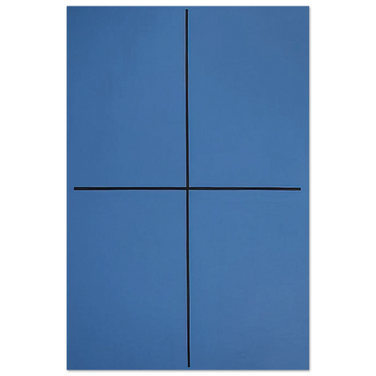 Event in Blue - 1994 - Leon Polk Smith Art Prints - 100x150 cm / 40x60″ inches | Leon Polk Smith Poster | Leon Polk Smith Prints