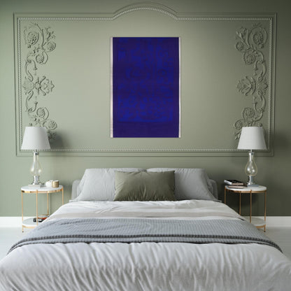Blue Viola - 1962 - Carla Accardi Brushed Aluminum Print - 70x100 cm / 28x40 inches | Carla Accardi Aluminum Print | Carla Accardi Prints