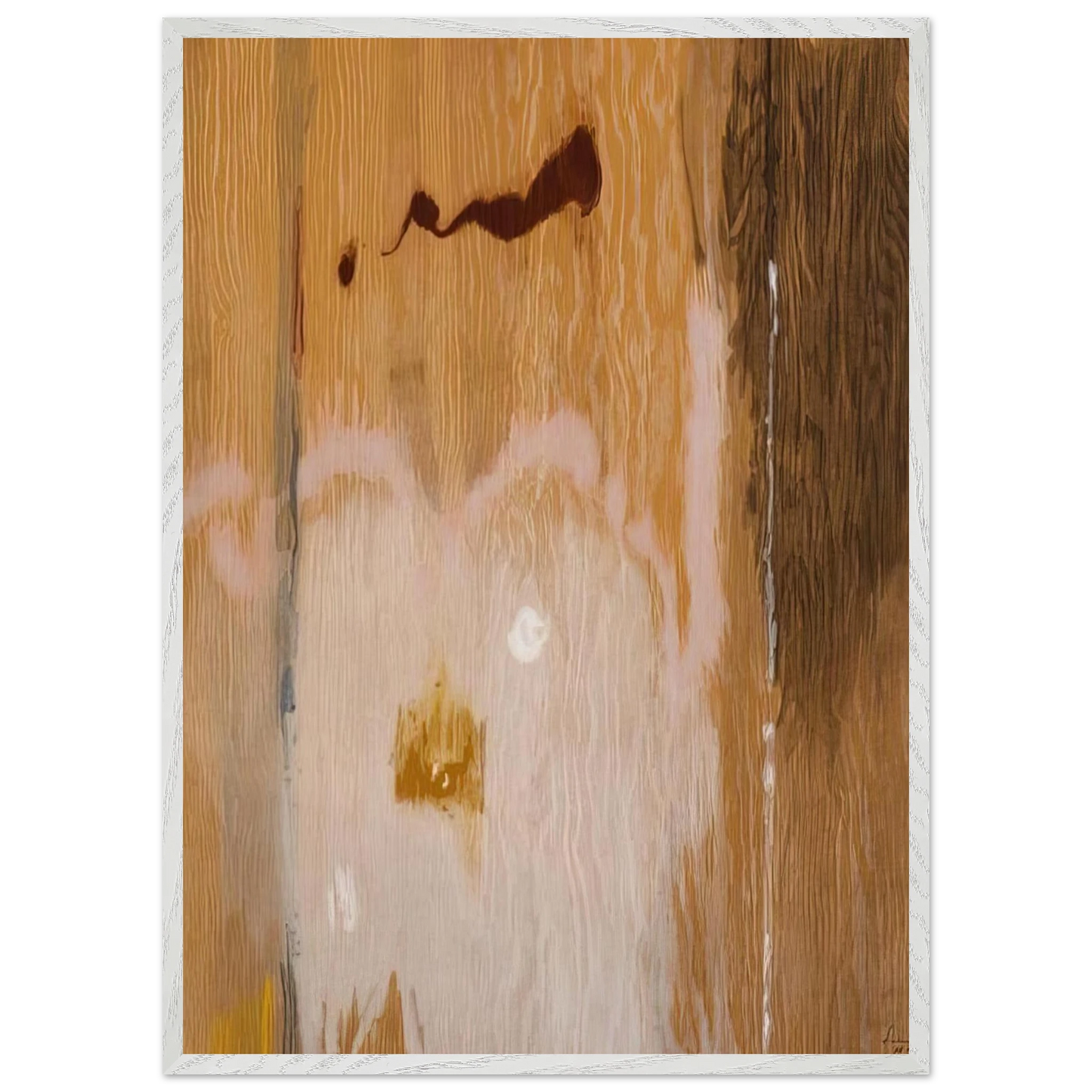 Helen Frankenthaler - Tales of Genji VI - 1998 Wall art - A2 (42 x 59.4  cm) - Premium Wooden Framed Poster With Fine Art Paper-canvas - Wood frame