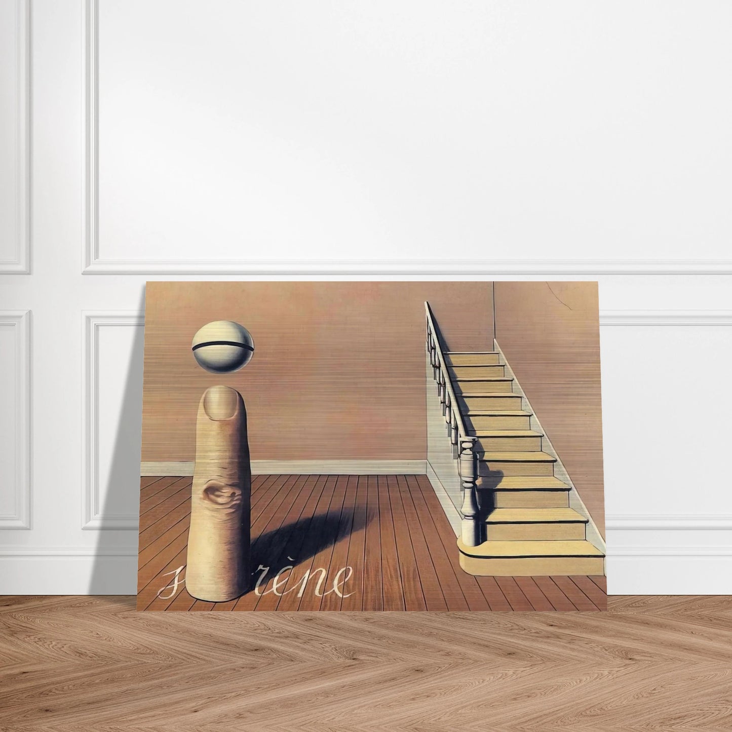 FORBIDDEN LITERATURE THE USE OF THE WORD 1936 - Rene Magritte Brushed Aluminum Print - 70x100 cm / 28x40 inches | Rene Magritte Aluminum Print | Rene Magritte Prints