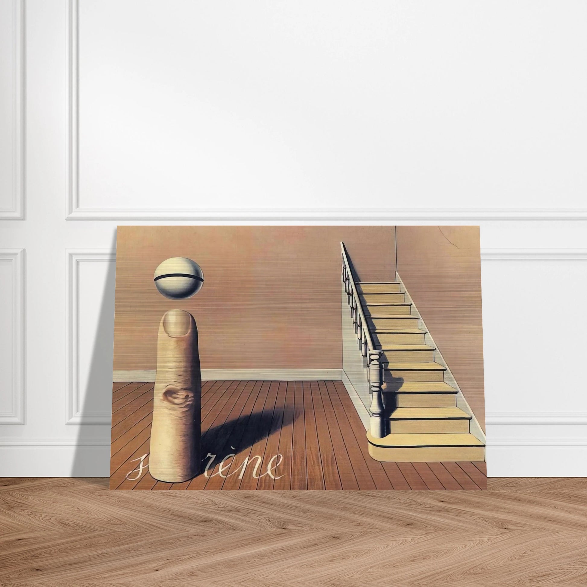 FORBIDDEN LITERATURE THE USE OF THE WORD 1936 - Rene Magritte Brushed Aluminum Print - 70x100 cm / 28x40 inches | Rene Magritte Aluminum Print | Rene Magritte Prints