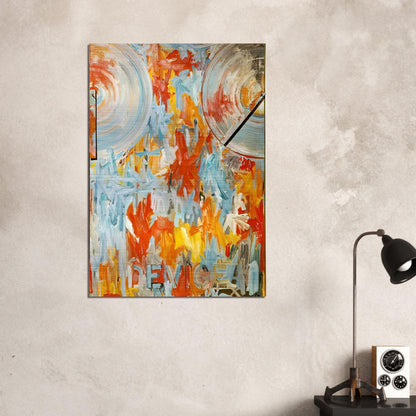 DEVICE - Jasper Johns Brushed Aluminum Print - 70x100 cm / 28x40 inches | Jasper Johns Aluminum Print | Jasper Johns Prints