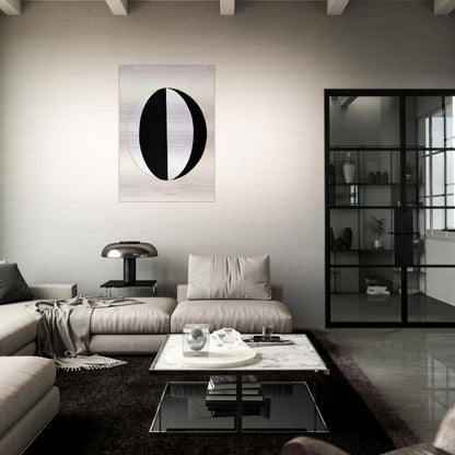 THE MAHATMAS PRESENT STANDING POINT SERIES II NO 2A 1920 - Hilma af Klint Brushed Aluminum Print - 70x100 cm / 28x40 inches | Hilma af Klint Aluminum Print | Hilma af Klint Prints