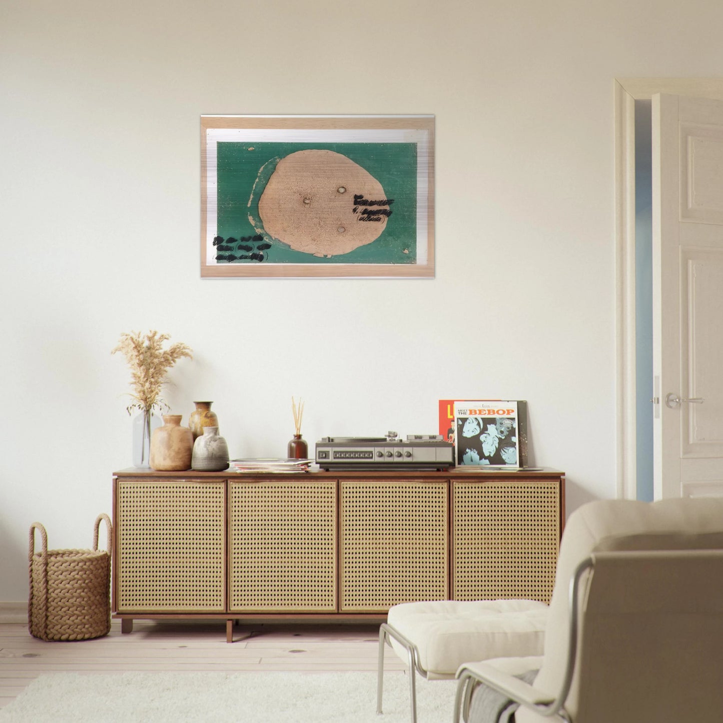 Self Portrait D.111 - 1969 - Dieter Roth Brushed Aluminum Print - 70x100 cm / 28x40 inches | Dieter Roth Aluminum Print | Dieter Roth Prints