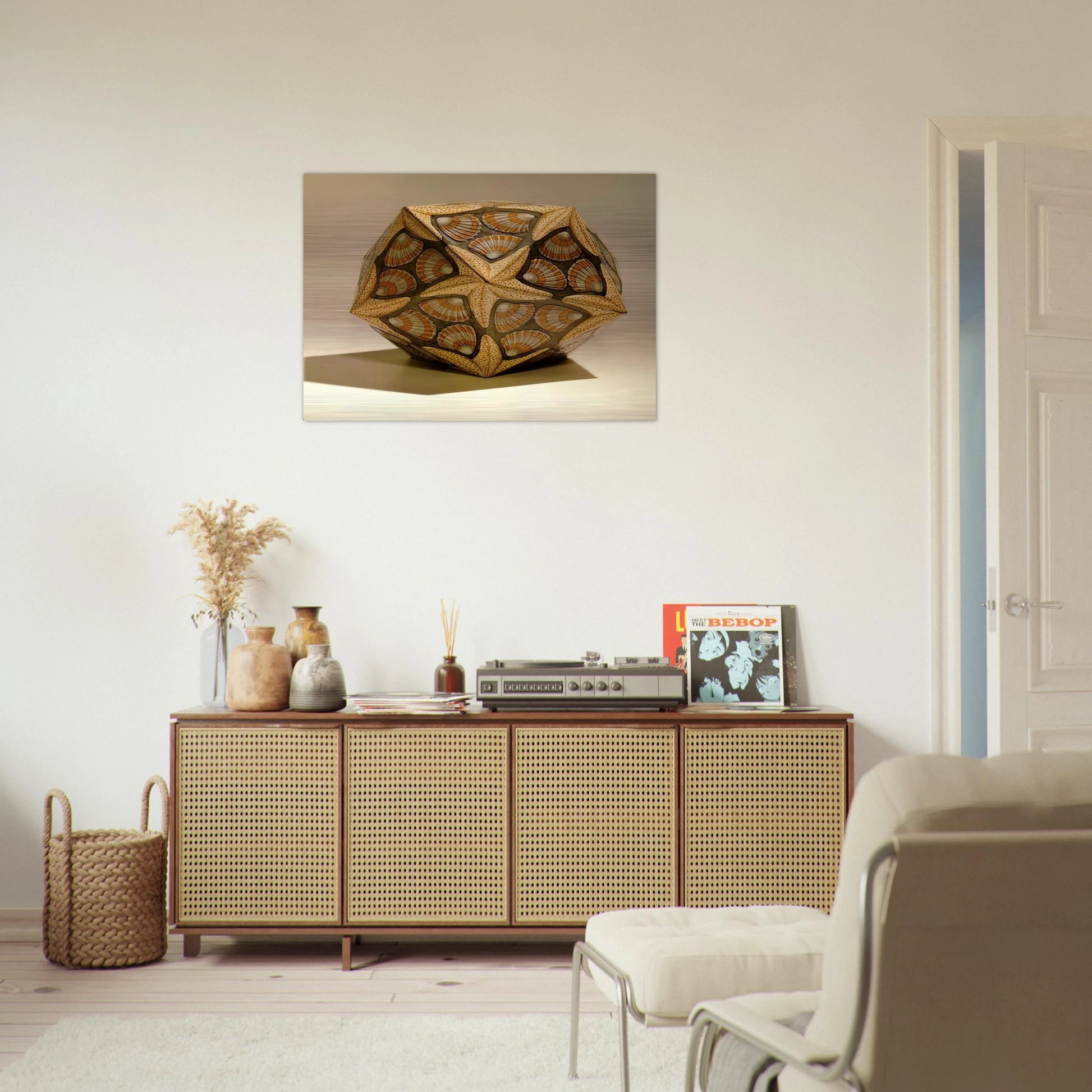 VERBLIFE TIN - MC Escher Brushed Aluminum Print - 70x100 cm / 28x40 inches | MC Escher Aluminum Print | MC Escher Prints