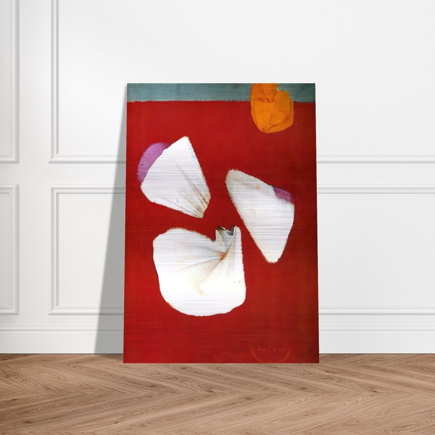 Shells and Flowers - Max Ernst Brushed Aluminum Print - 70x100 cm / 28x40 inches | Max Ernst Aluminum Print | Max Ernst Prints