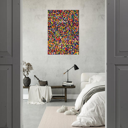 4900 COLOURS 2007 - Gerhard Richter Brushed Aluminum Print - 70x100 cm / 28x40 inches | Gerhard Richter Aluminum Print | Gerhard Richter Prints
