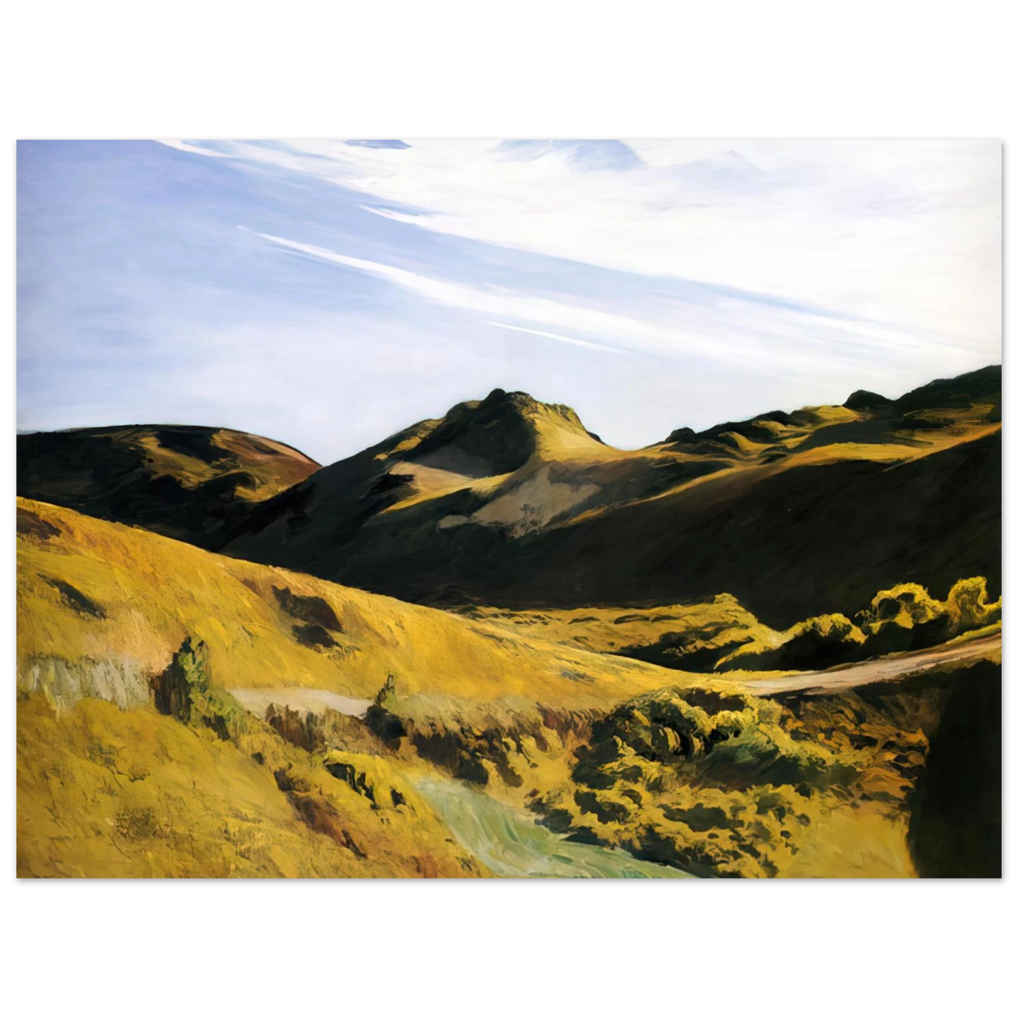 Edward Hopper - The Camel s Hump Fine Art Poster