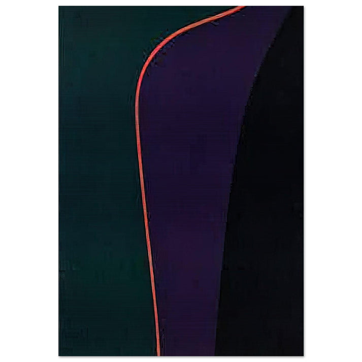 Untitled April 30 - 1977 - Lorser Feitelson Brushed Aluminum Print - 70x100 cm / 28x40 inches | Lorser Feitelson Aluminum Print | Lorser Feitelson Prints