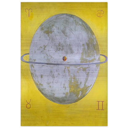 THE DOVE NR 12 1915 - Hilma af Klint Brushed Aluminum Print - 70x100 cm / 28x40 inches | Hilma af Klint Aluminum Print | Hilma af Klint Prints