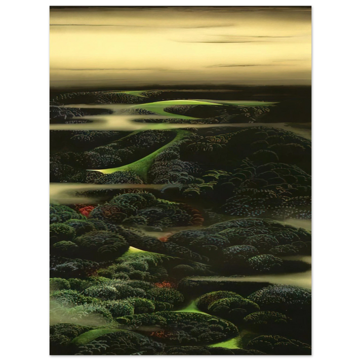 Eyvind Earle - Twilight  75x100 cm / 30x40inches Fine Art Poster