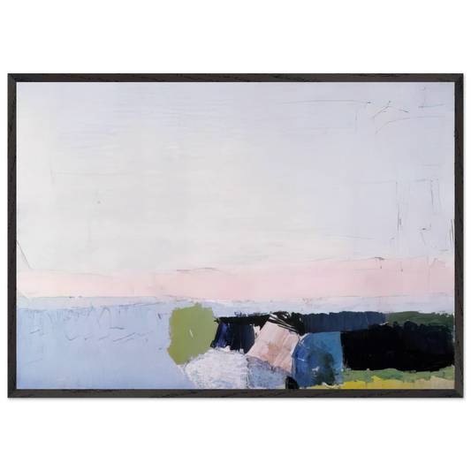 Bord de Mer - 1952 - Nicolas de Stael 70x100 cm / 28x40 inches Framed Art Print – Black Wooden Frame