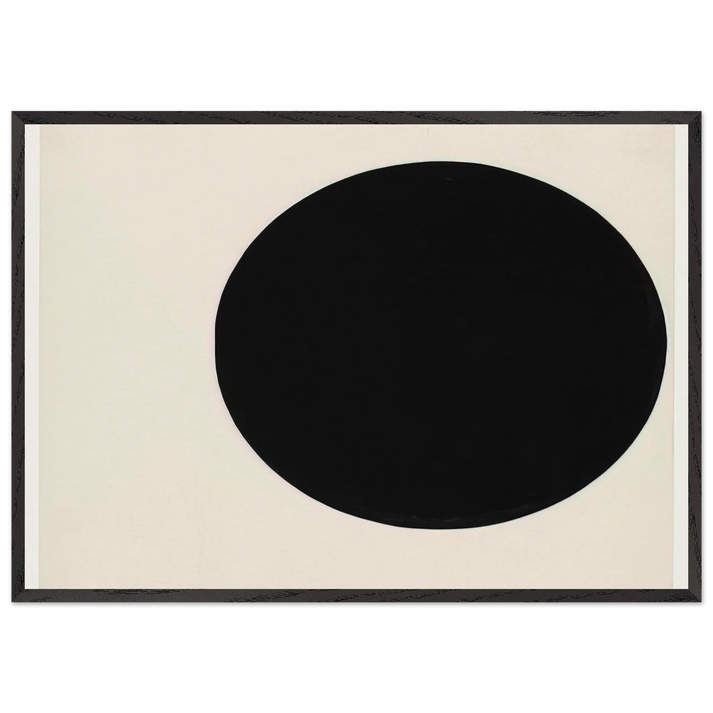Circle Form - Ellsworth Kelly 70x100 cm / 28x40 inches Framed Art Print – Black Wooden Frame