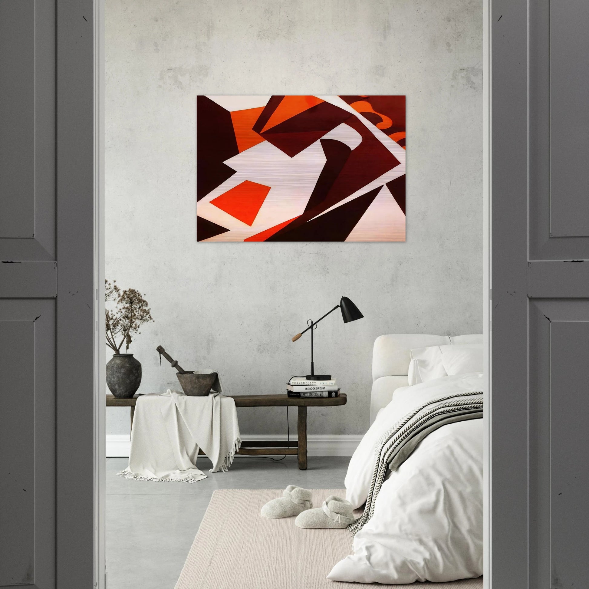 Geometric Forms - Jean Arp Brushed Aluminum Print - 70x100 cm / 28x40 inches | Jean Arp Aluminum Print | Jean Arp Prints