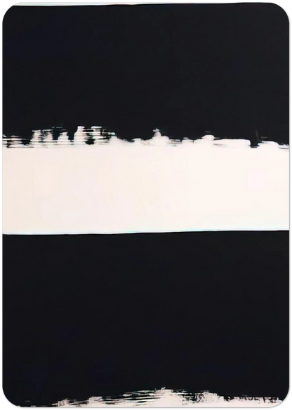 Gouache 2004 B-7 - 2004 By Pierre Soulages Pack of 10 Post Cards | Pierre Soulages Post Cards | A6 (10.5 x 14.8 cm) - 4.1 x 5.8 inches