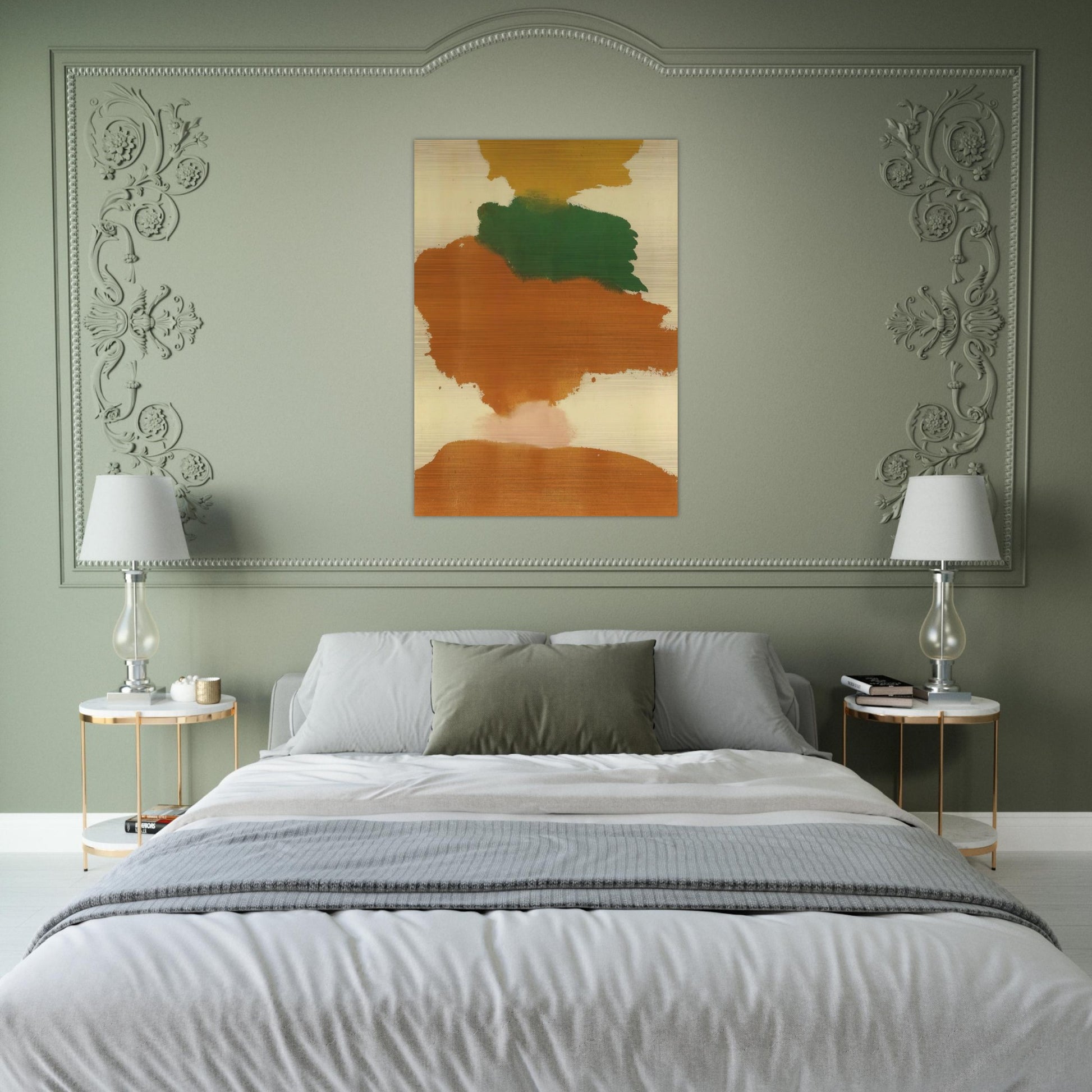 Untitled - 1963 - Helen Frankenthaler Brushed Aluminum Print - 70x100 cm / 28x40 inches | Helen Frankenthaler Aluminum Print | Helen Frankenthaler Prints