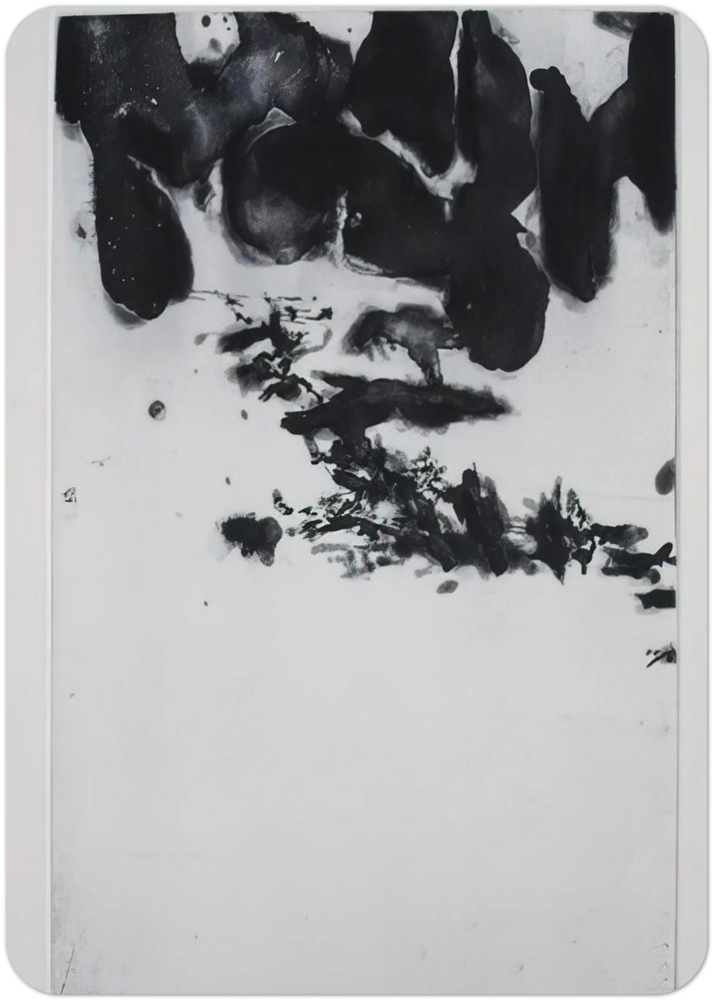 GENESIS 1982 By Zao Wou-Ki Pack of 10 Post Cards | Zao Wou-Ki Post Cards | A6 (10.5 x 14.8 cm) - 4.1 x 5.8 inches