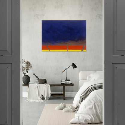 All Night - 1989 - Ronnie Landfield Brushed Aluminum Print - 70x100 cm / 28x40 inches | Ronnie Landfield Aluminum Print | Ronnie Landfield Prints