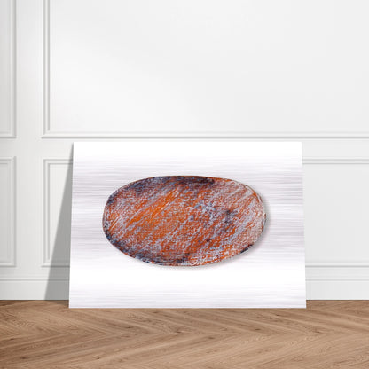 Ohne Titel für Peter Dibke - 1970 - Blinky Palermo Brushed Aluminum Print - 70x100 cm / 28x40 inches | Blinky Palermo Aluminum Print | Blinky Palermo Prints