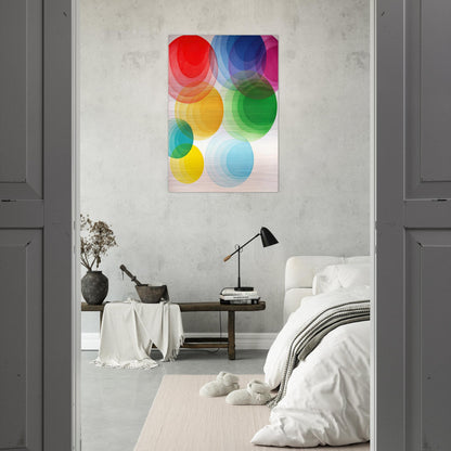 Untitled - Op Art - Piero Dorazio Brushed Aluminum Print - 70x100 cm / 28x40 inches | Piero Dorazio Aluminum Print | Piero Dorazio Prints