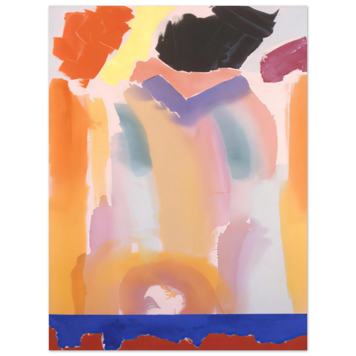 Ronnie Landfield - Orange Jangles - 1969  75x100 cm / 30x40inches Fine Art Poster