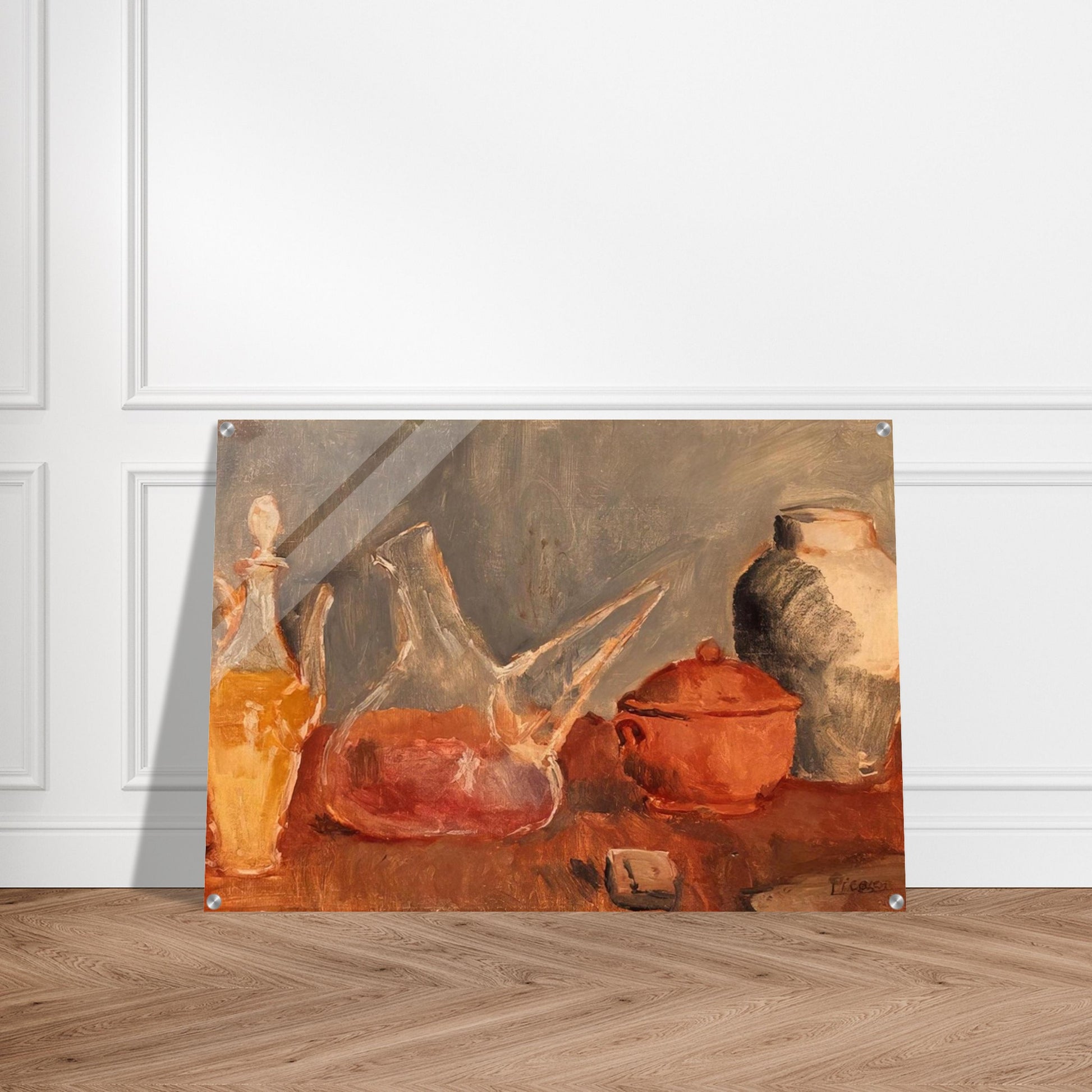 Still life with vases - Pablo Picasso Acrylic Print - 70x100 cm / 28x40″ inches