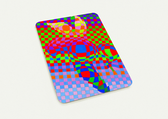Harlequin By Victor Vasarely Pack of 10 Post Cards | Victor Vasarely Post Cards | A6 (10.5 x 14.8 cm) - 4.1 x 5.8 inches