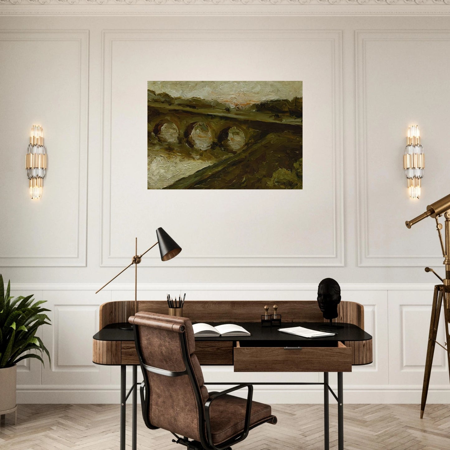 VUE DE PARIS 1899 - Henri Matisse Brushed Aluminum Print - 70x100 cm / 28x40 inches | Henri Matisse Aluminum Print | Henri Matisse Prints